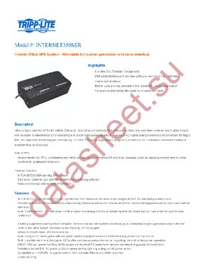 INTERNET350SER datasheet  